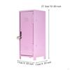 Box with Lock for Girls, Decorative Desktop Cabinet, Storage Organizer Jewelry, Toys,