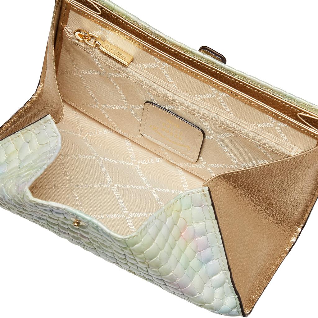 Wallet Rainbow Croco Yellow [Pereborsa] (YE)