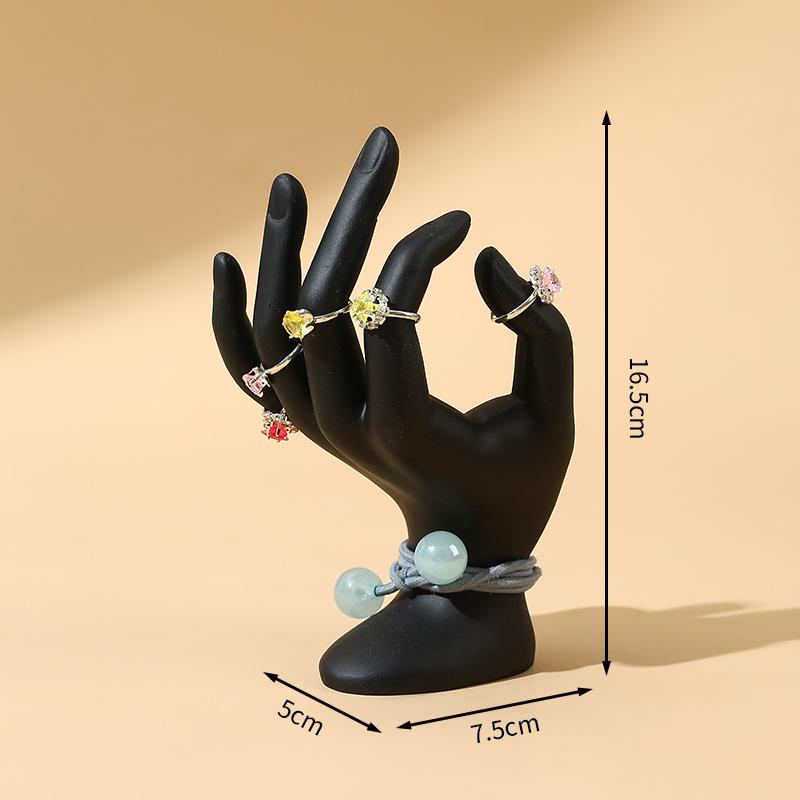 Creative Resin Hand Model Ring and Bracelet Display Stand