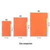 A5/A6 6-Hole Loose-Leaf Color Paper Dividers & B5 9-Hole Planner Index Refills