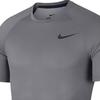 New Nike Pro Breath Short Sleeve Top T Shirt Men's Gray AO1804-056