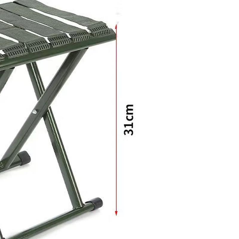 OEING Portable Flat Tube Folding Outdoor Stool