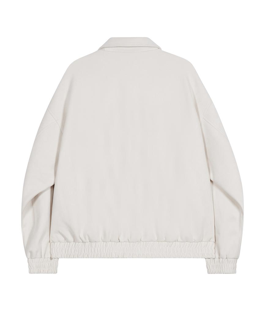 Standarderror 87-Stan009 [Renewal] Standard Blouson Suede Jacket Ivory (A Type)
