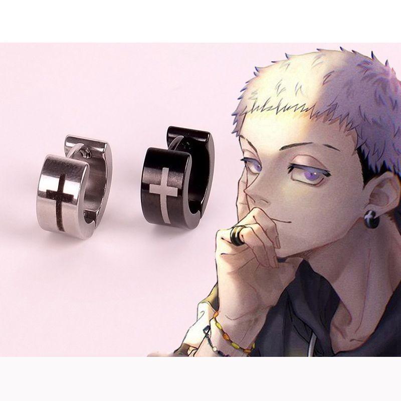 Anime Tokyo Avengers Earrings Accessories Cosplay Mens Womens Jewelry Gifts