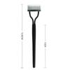 Wimpern-Schönheits-Separator, tragbarer Wimpernbürstenkamm, Mascara-Curl, Wimpern aus Edelstahl, Wimpernkämm-Tools