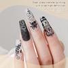 Upgraded No-Wipe Black & White Nail Stamping Gel for Solid Color Painting and Gradient Effects