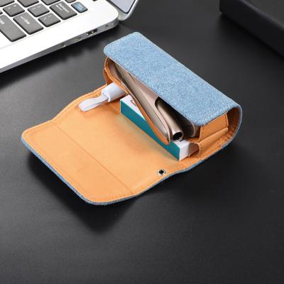 Protective Cover Soft E-cigarette Faux Leather Anti-scratch Portable Wallet Case for IQOS 3.0/3