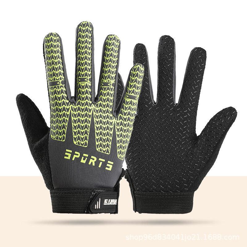

Children s sports outdoor half finger protective gloves long finger L (9--14 years old)
