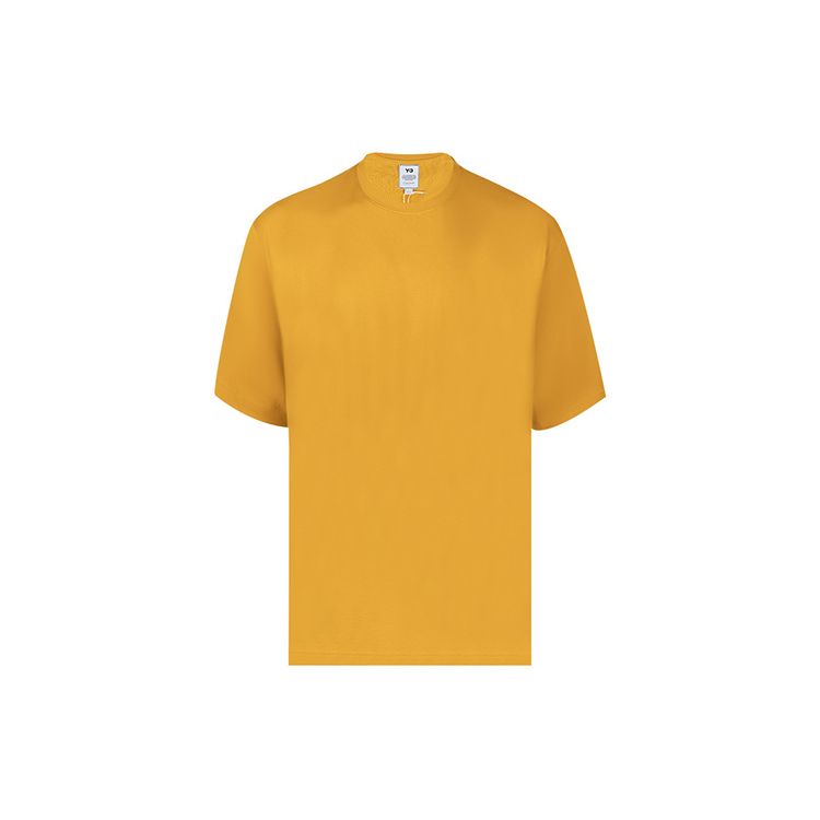 Y-3 Ss21 Classic Offset Logo Short Sleeve T-Shirt Men tops Yellow GV4188 S