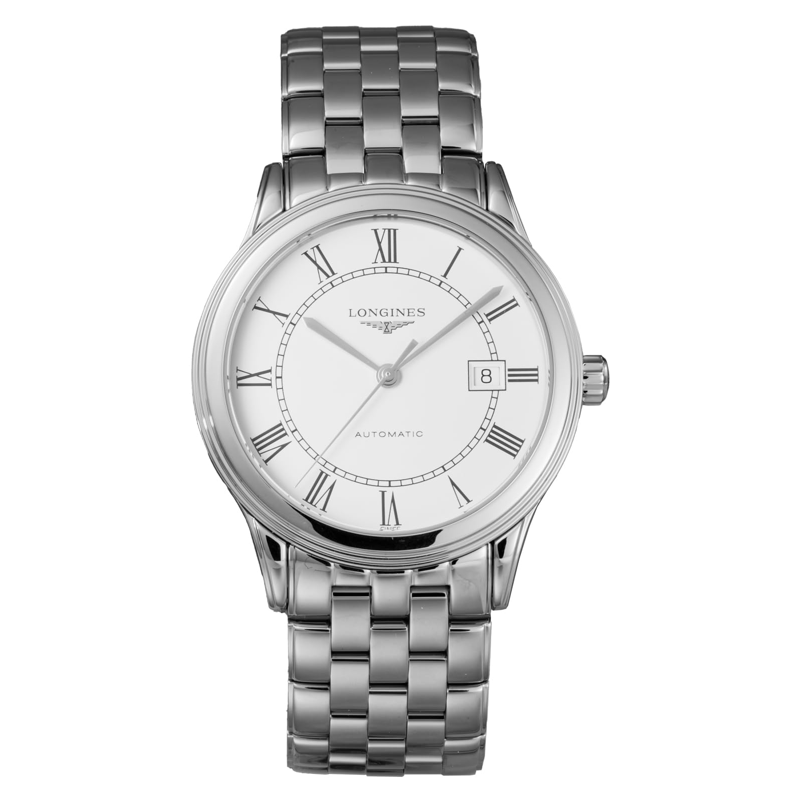 

Годинник FLAGSHIP Flagship Автоматичний Завод 3 ATM Водостійкий Сапфірове Скло Білий Циферблат Нержавіюча Сталь Сріблястий [Longines] Чоловічий L4.984.4.21.6 [Товар] білий