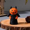 3Pcs/Set Durable Pumpkin Wizard Statue Craft Halloween Ornament  Home Decor