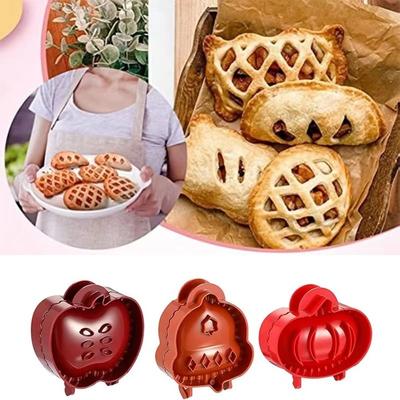 Moule Mini Tarte Portable pour Fêtes Outil Multifonctionnel pour Biscuits Citrouille Pochettes à Tarte Portables Moules à Tourtes Individuelles