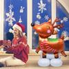 4D Large Christmas Standing Balloon Santa Claus Snowman Xmas Tree Balloon Christmas Party Home Decorations Navidad 2025 New Year