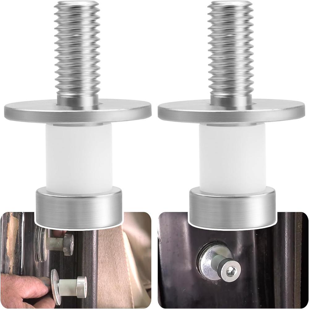 2Pcs Door Latch Lock Striker Bolts 9601750 Fit For Chevrolet GMC Truck 1971-1991