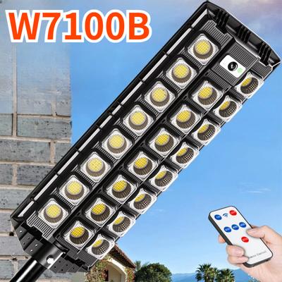 Éclairage 400m Lampe solaire d'extérieur avec détecteur de mouvement et LED solaire Lampe murale super lumineuse Télécommande Réverbère de jardin