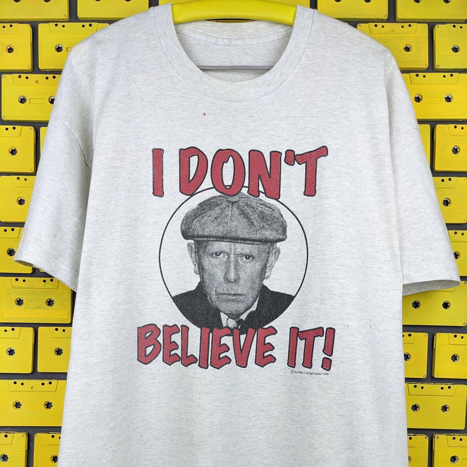 Vintage 90s One Foot In The Grave T shirt British Television Sitcom Victor Meldrew Richard Wilson Merch Tee Size XL S
