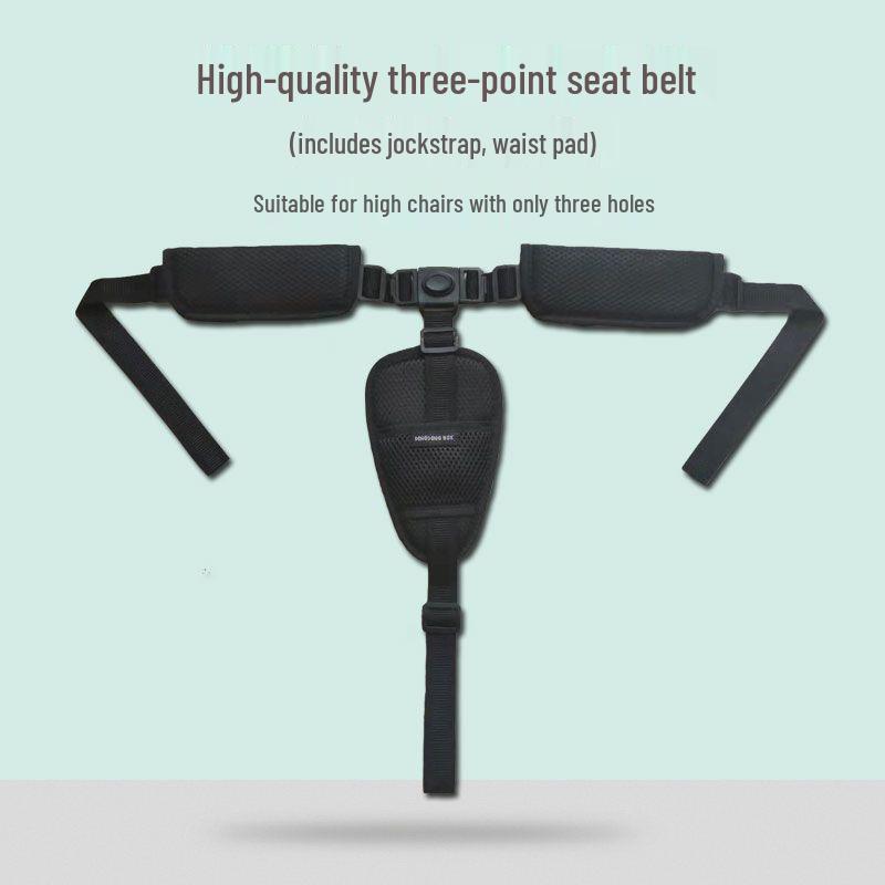 Uniwersalne pięciopunktowe pasy bezpieczeństwa do krzesełek dziecięcych i wózków spacerowych