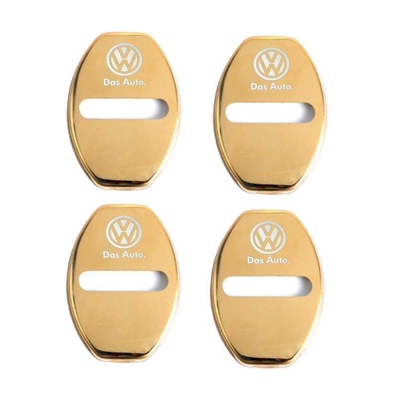 Für VOLKSWAGEN VW Auto Türschloss Schutzabdeckung Für Volkswagen GOLF 5 Tiguan Polo Golf 6 Golf 7 Jetta Zubehör Auto Styling