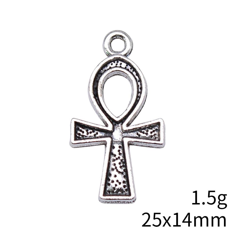 New Year's Day Charm Bracelet Italian Ankh Cross Charms Pendant Audience Chain Pendant