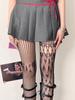 2025 European American Personalized Retro Hollow Stocking Women's Sexy Black Silk Leg Beauty Coffee Color Look Thin Pantyhose