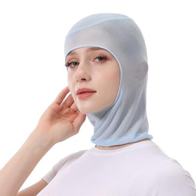 Nueva Gorra Elástica a Prueba de Polvo Protector de Cuello Transpirable Gorra de Trabajo Color Sólido Sombrero de Trabajo Taller