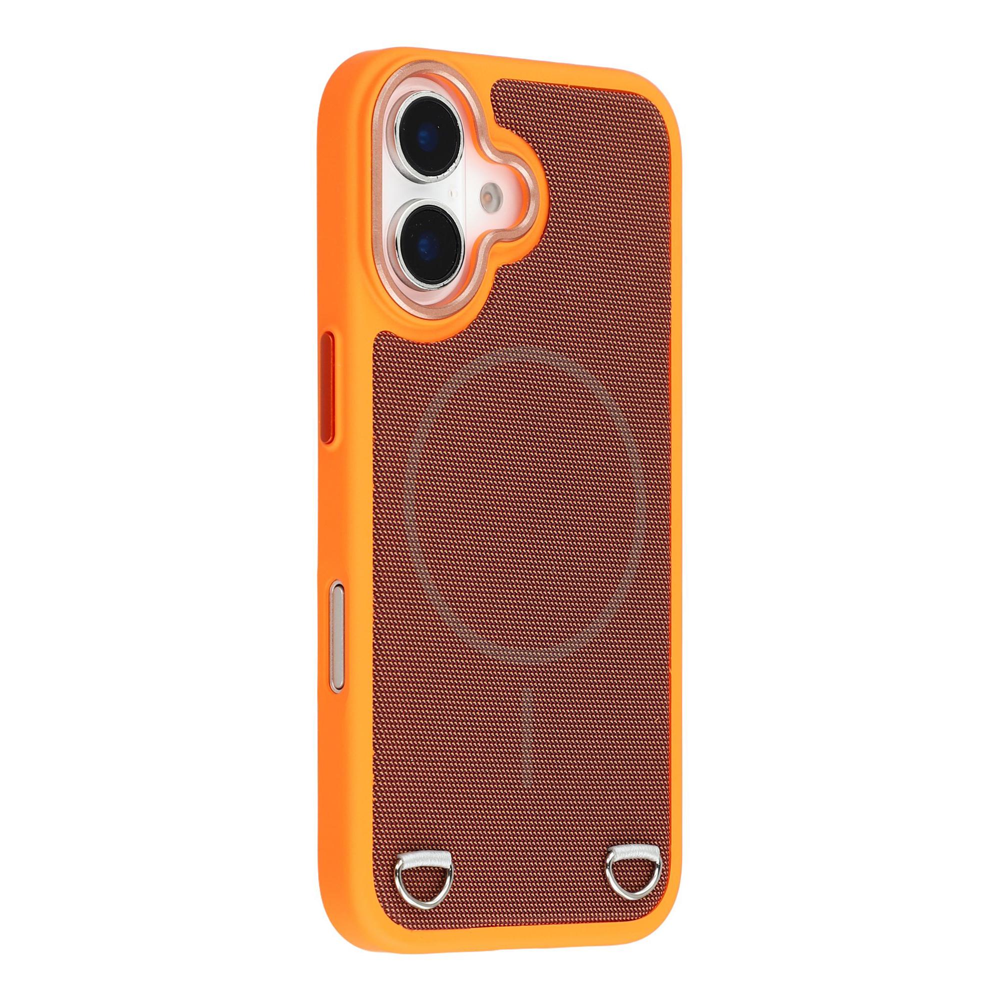 

Чохол для iPhone 16, сумісний з MagSafe, текстура Skin Touch, синтетична шкіра + ПК, задня кришка телефону з кишенею для карт