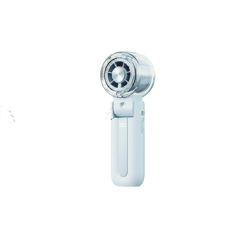 Portable Handheld Misting Fan Ice Cooling Fan Semiconductor Compressed Air Humidifier USB Folding Fan 3600mAh Summer Gift