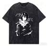 Noragami Yato T Shirt Unisex Men Women Cotton Graphic Printed Short Sleeve Round Neck Washed Harajuku Anime Tee 2026 Hot Sale