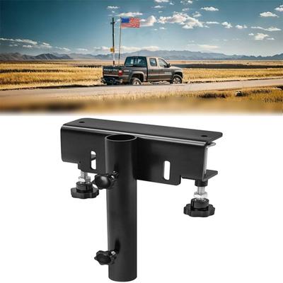 Yousheng Truck Flag Pole Mounting Bracket No Drilling Required Up To 1.2" Diameter Flagpole Holder for Pickup Trucks