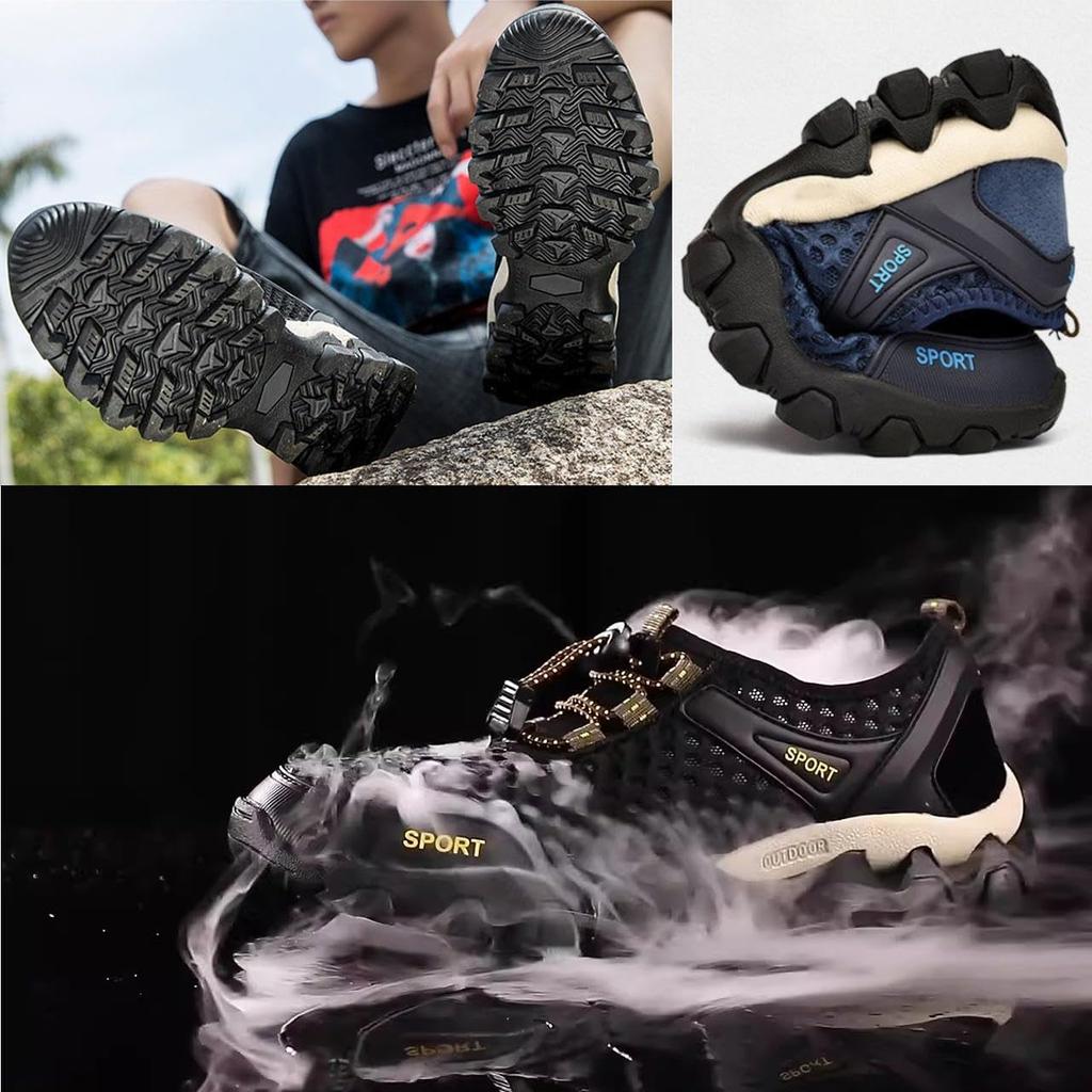 Mesh Sports Summer Wading Hiking Running Cloth Stylish Comfortable for Waterside Angler 41 Size [goodspoon] Men's Shoes, Breathable, Casual, Shoes,