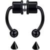 Ikke-piercing Nese Ring Falsk Nesebøyle Magnetisk Horseshoe Ring Body Jewelry
