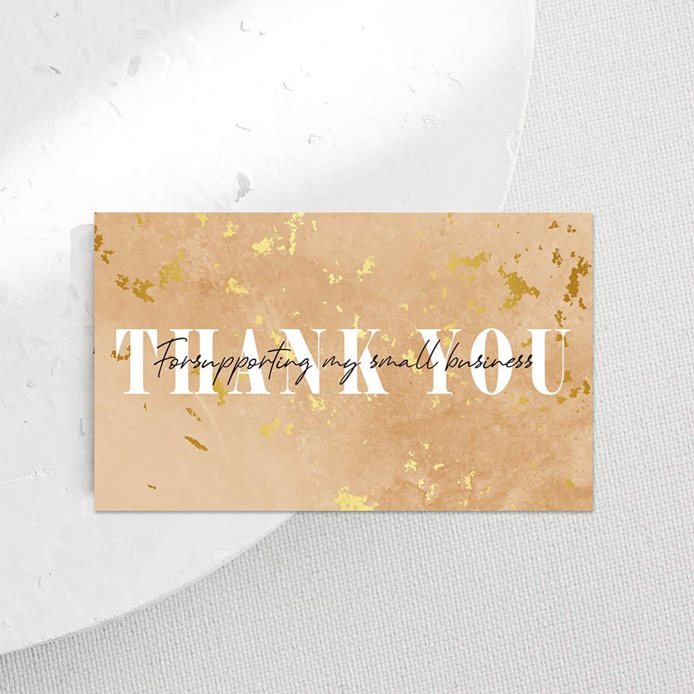10-30pcs Marble Texture Cards Thank You for Your Order Card for Supporting Business Small Shop Gift Decoration Greeting Card
