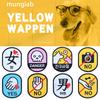 Outdoor Pet Dog Social Identity Stickers in Waterproof Fabric Essential for Dog Lover Belongings Showcases Your Careful