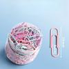 100PCS Colorful Paper Clips Office Supplies Paper Clip Large File Bookmark Paper Clip U-shaped Buckle Office Supplies