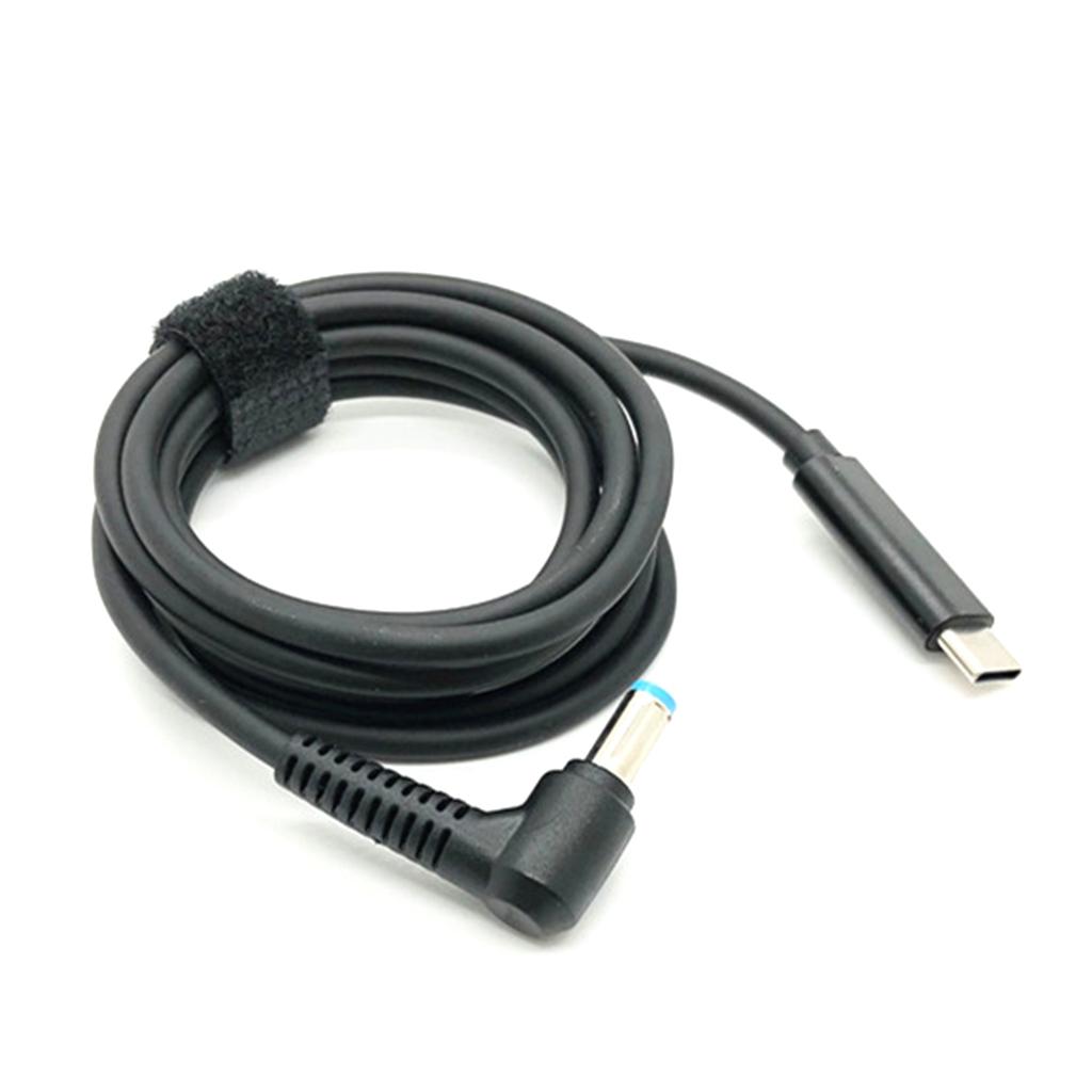 Type C to for DC 4.5x3.0mm Braided Cord Power Adapter Cable Laptop Fast Charging Power Accessories