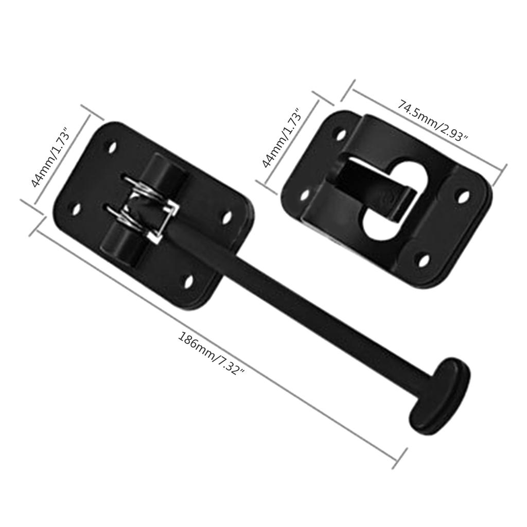 6 zoll Tür Latch Halter Fangen für Anhänger Camper Ersatz T-Stil Tür Halten Haken Kunststoff Fangen Latch Halter