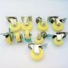 Medium White Nylon Universal Swivel Trolley Caster Wheel
