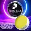 Kit de croissance de barbe professionnel pour hommes, baume à barbe naturel, cire hydratante, crème de soin pour barbe propre et élégante