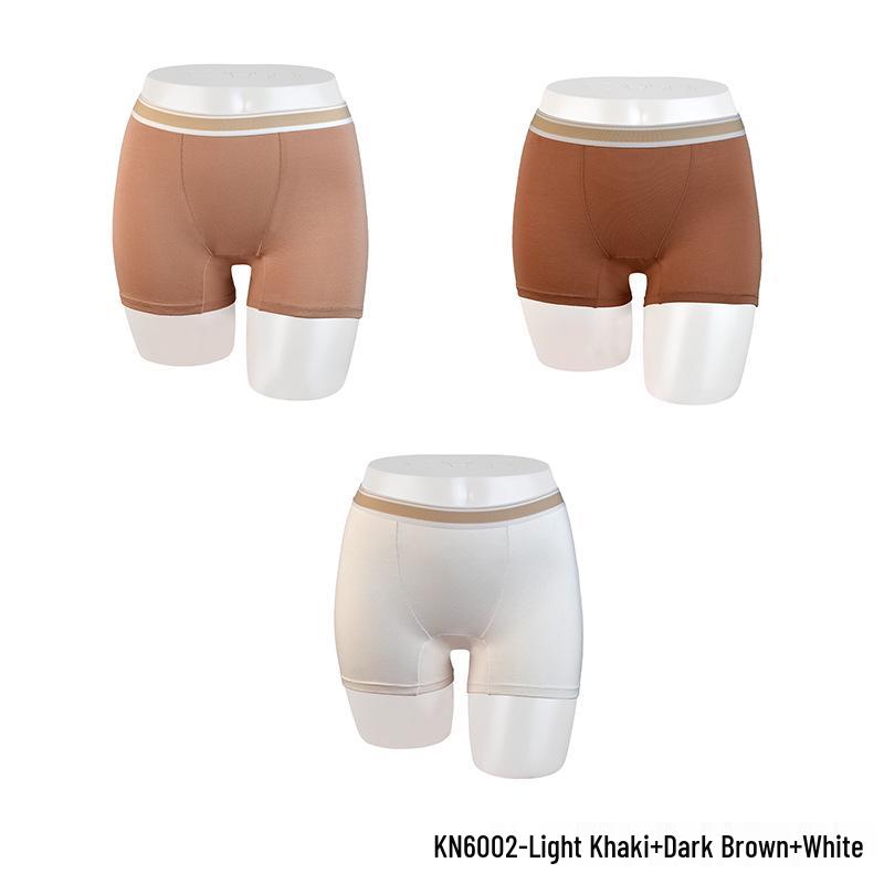 Women's Sport Extra Long Pure Cotton Breathable Anti-Chafing Boxer Briefs