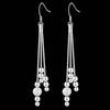 925 Sterling Silver Bead Earrings for Women High Quality Exquisite Student Girlfriend Jewelry Accessories Heart Gift