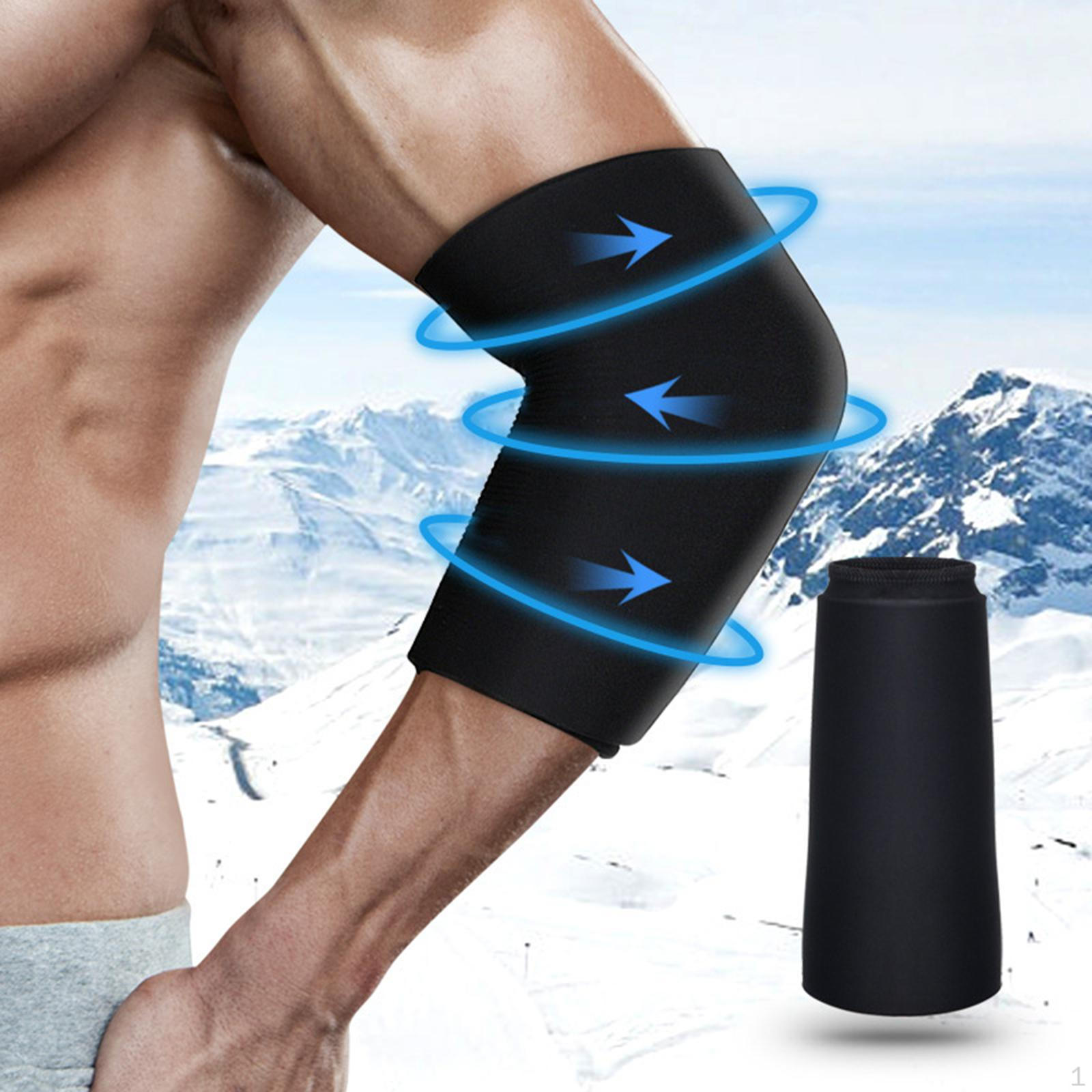 and Cold Pack Sleeve Shock Absorbing Comfortable Support Compression S