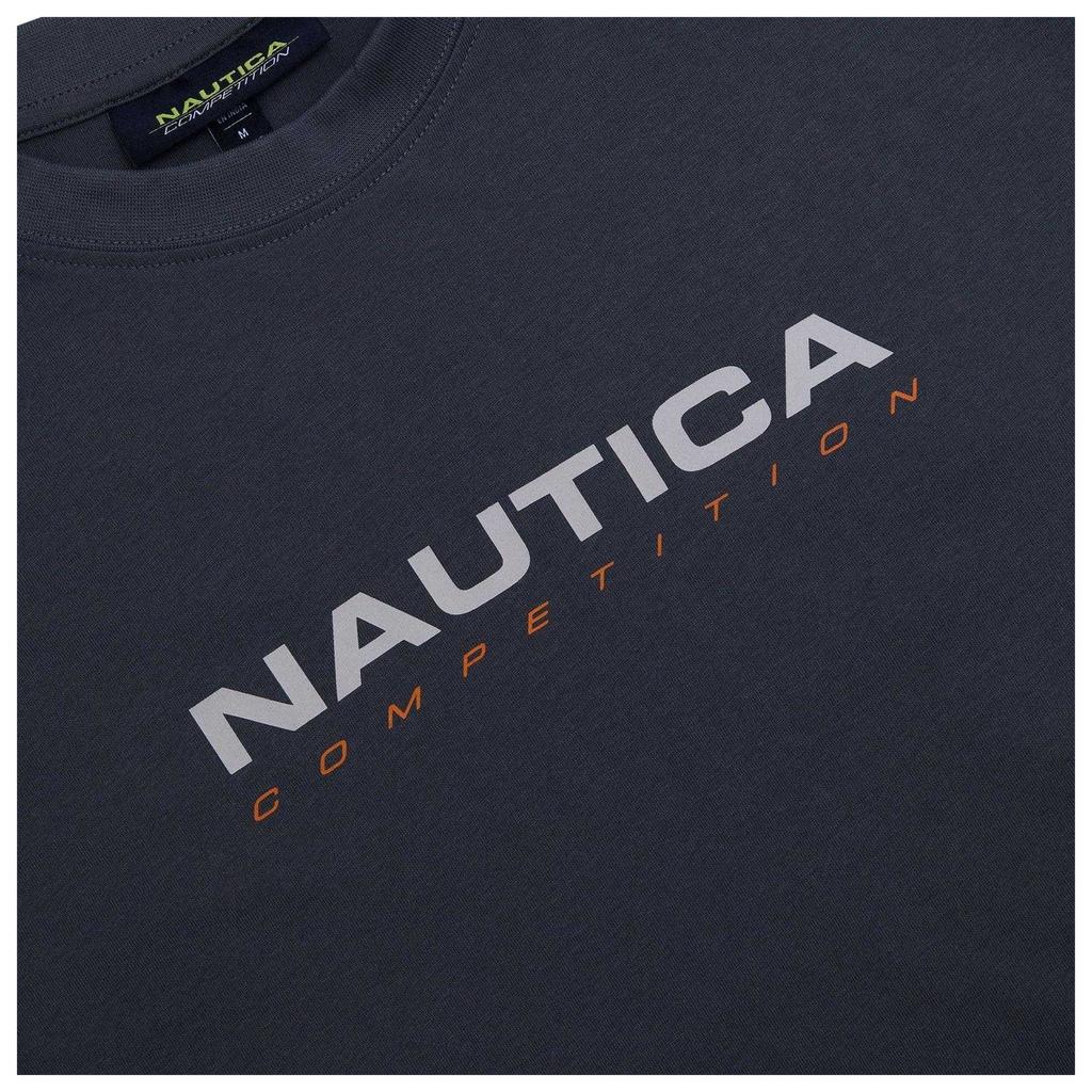 Nautica Mens Wadi Chest Logo Regular T-Shirt