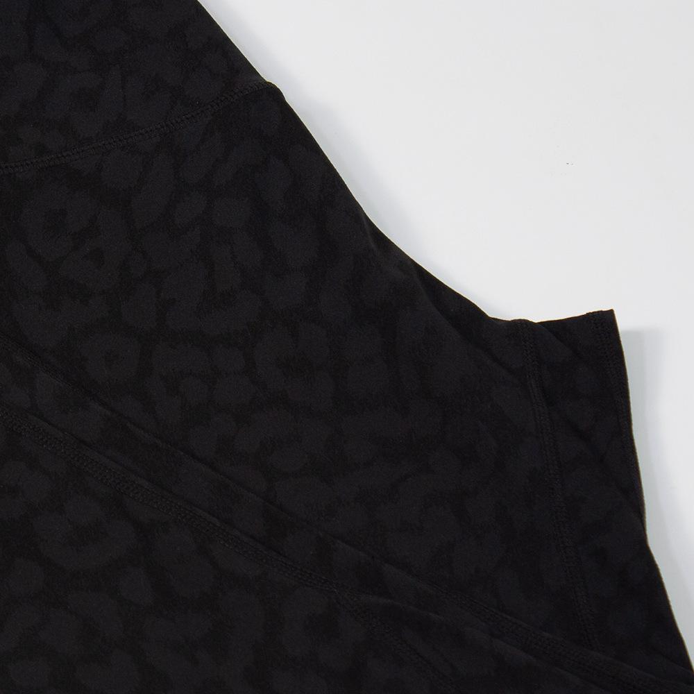 Women's High Waist Leopard Print Yoga and Fitness Tights