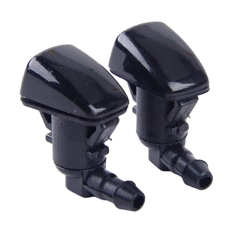Pair Direct Fit Washer Sprays Nozzles Replacement 55079049AA Plastic Construction Windshield Washer Jets for Grand 1