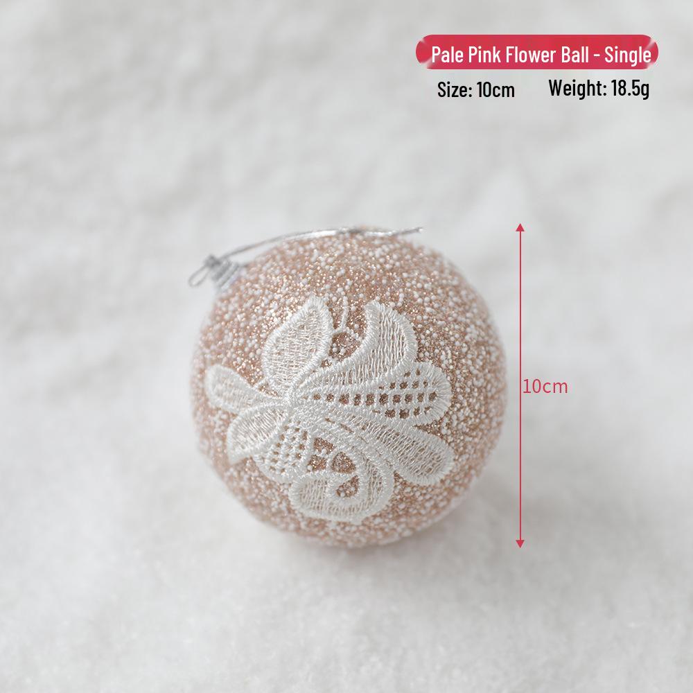 DIY Painted Foam Christmas Ornament: Snowflake & Irregular Pompon Balls
