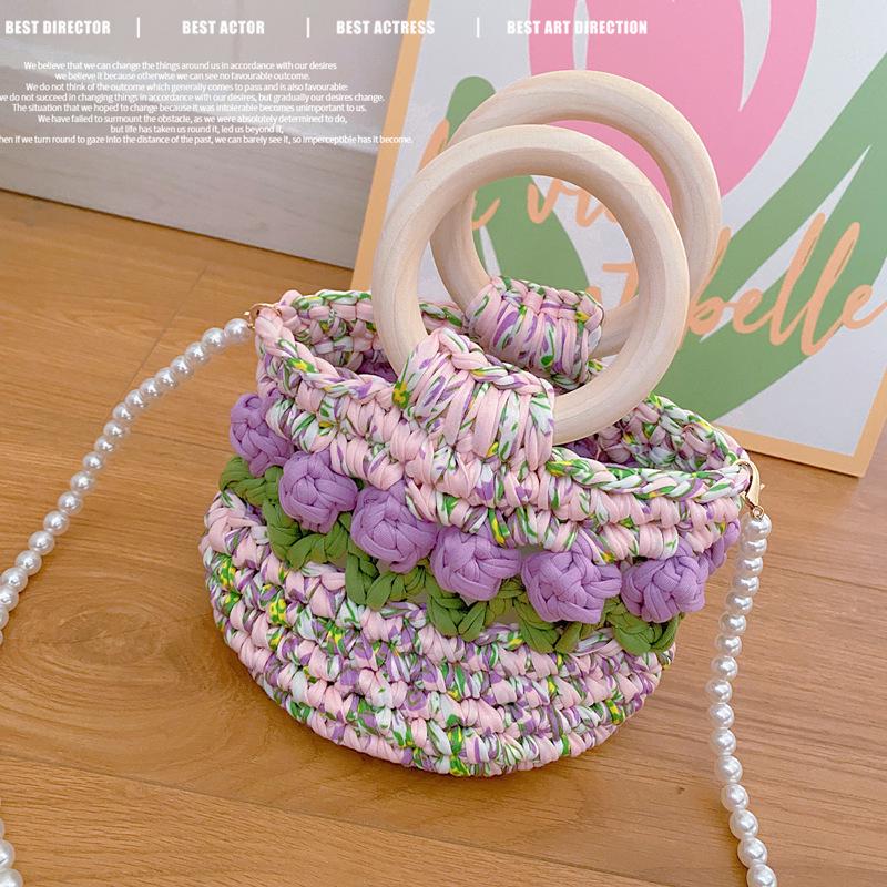 Tulip Hand-Woven Crossbody Bag DIY Kit - Perfect Gift for Your Bestie or Girlfriend