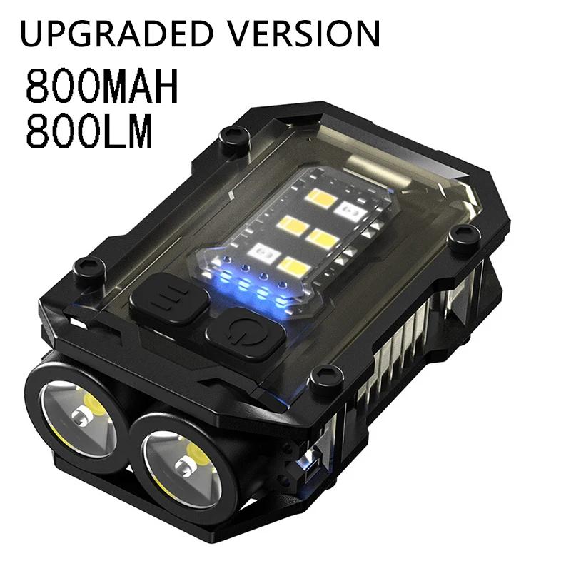 Super Bright Powerful Pocket Torch Light LED Multifunctional Linterna Magnetic COB LED EDC Mini Keychain Flashlight Rechargeable