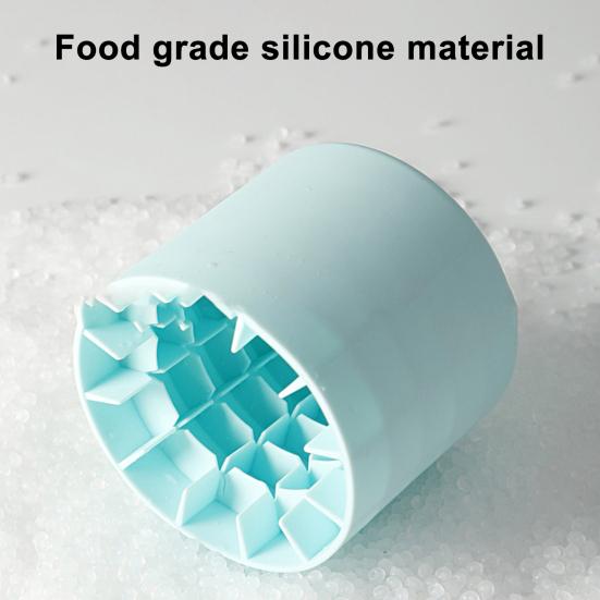 Yousheng 2 Bucăți Formă Silicon Cuburi de Gheață Gheață Rotundă Găleată Gheață Eliberare Ușoară DIY Aparat de Congelat Economisire Spațiu Tavă Cuburi de Gheață cu Eliberare Ușoară pentru Băuturi