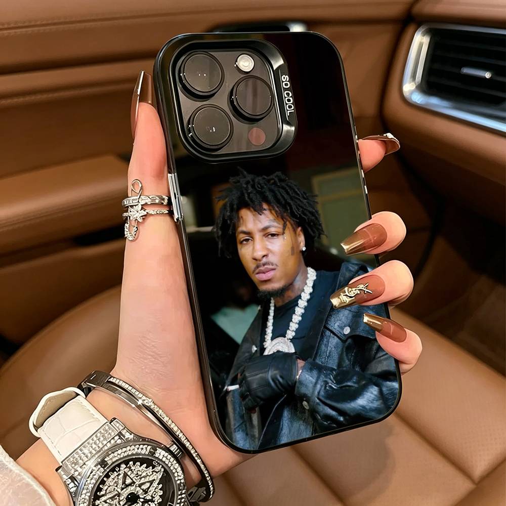 Rapper YoungBoy Never- Broke -Again For iPhone 17 16 15 14 13 12 11 Pro Max XS  17 Air Silicone Colored Silver Bumper Cover