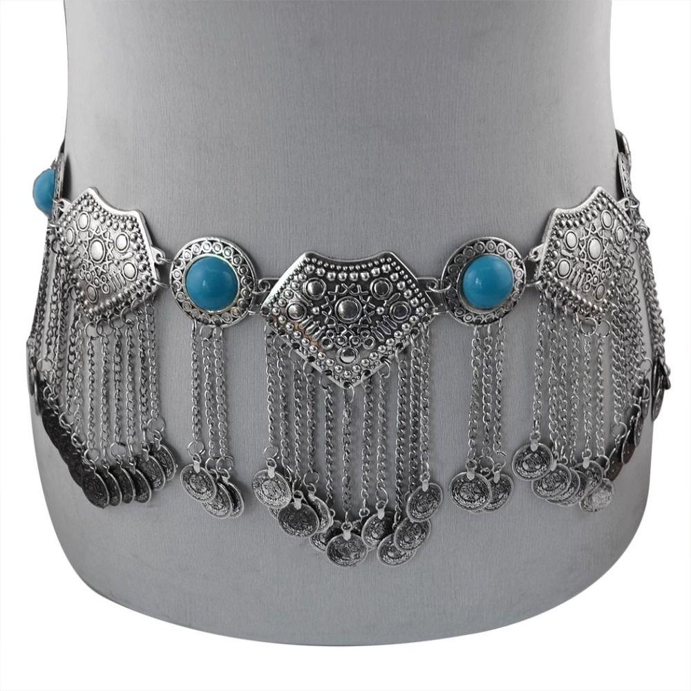 Afghan Pattern Waist Belly Chains Gypsy Boho Body Jewelry Waist Chain Belt Cultural Events